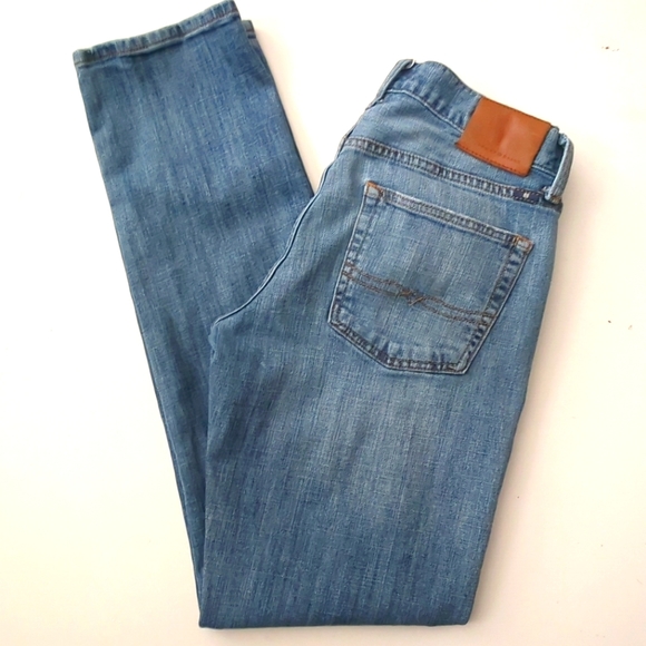 Lucky Brand 221 Original Straight Jeans size 30 X 34 (32) Medium Blue Denim Wash - Picture 11 of 11